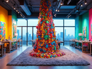 那个叫莹颖的姑娘 在迷你世界里造出了会飞的南瓜屋